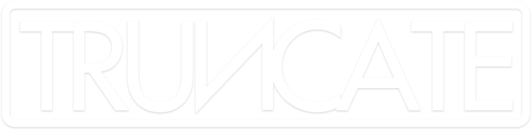 Truncate logo